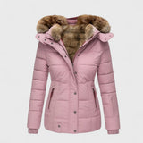 Marlena - Zimowy płaszcz com futrzanym wypełnieniem