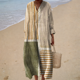 Gisela - Letnia Sukienka z Wzorem