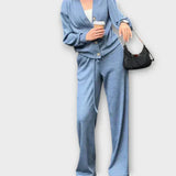 Bożena - Bluzka z długim rękawem i spodnie