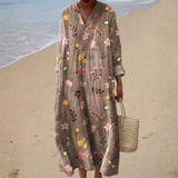 Wioletta - Sukienka Letnia em Stylu Flatter