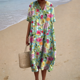 Milena - Wygodna Sukienka Letnia