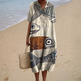 Milena - Wygodna Sukienka Letnia