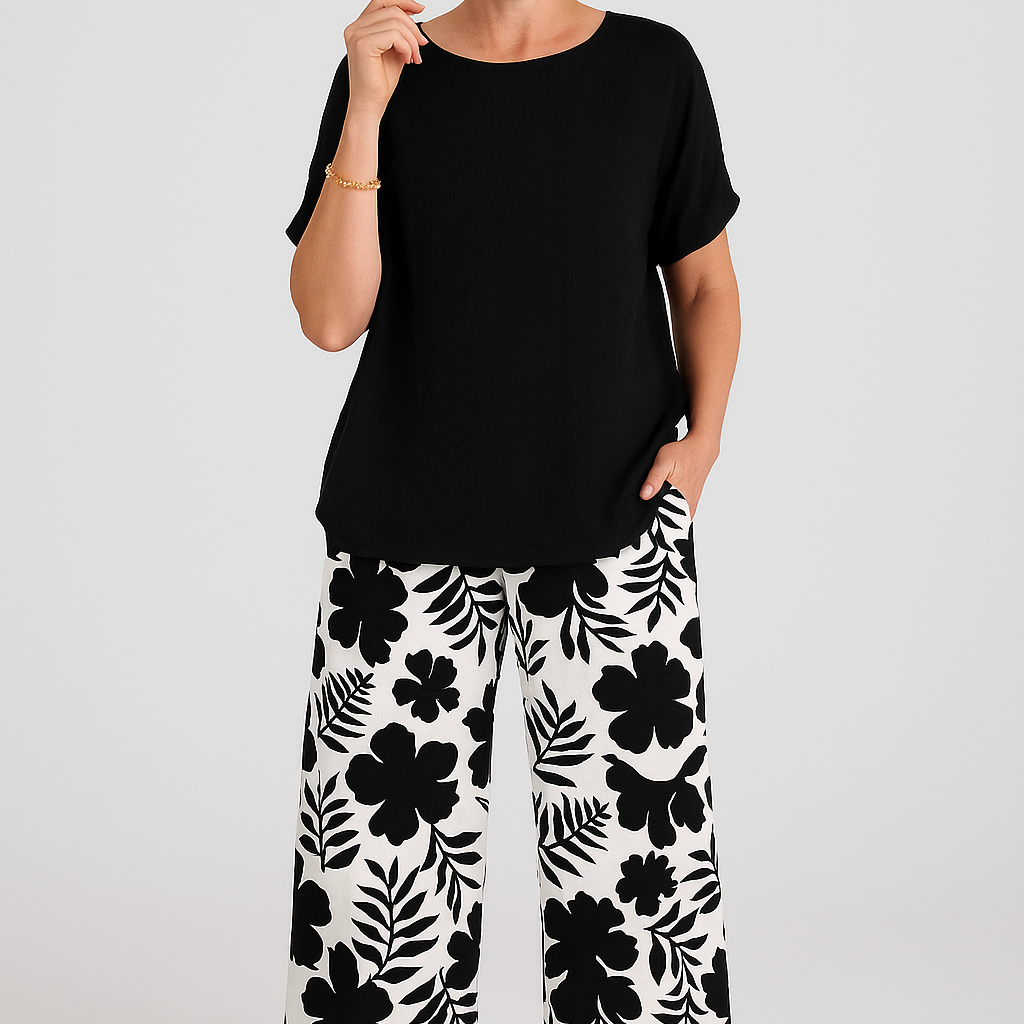 Tessina - Letni Zestaw Chic em Dwóch Częściach