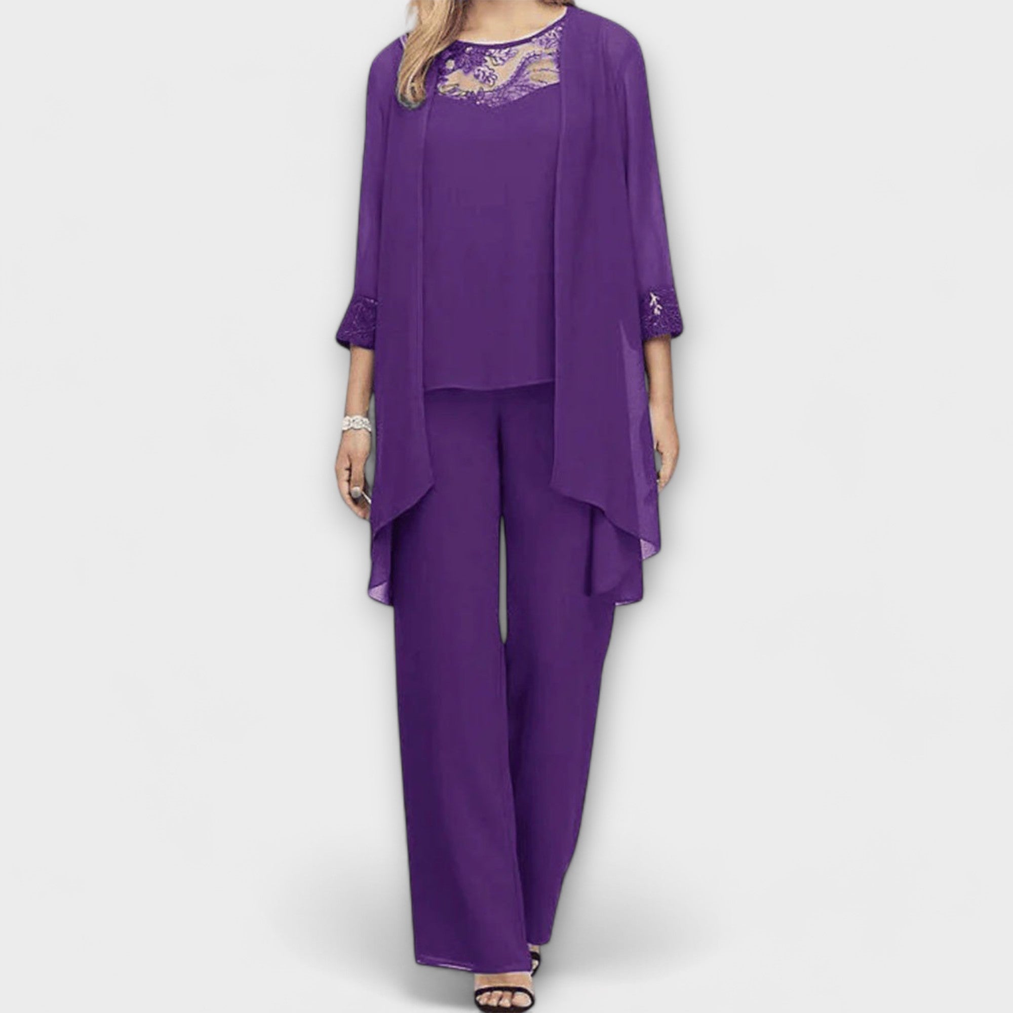 Ilona - Zestaw 3 częściowy z dzianiny