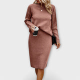 Urszula - Komplet z swetrem e spódnicą em dwóch częściach