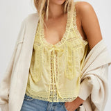 Fiołka - Fiorella Koronkowy Top