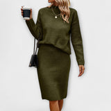 Urszula - Komplet z swetrem e spódnicą em dwóch częściach